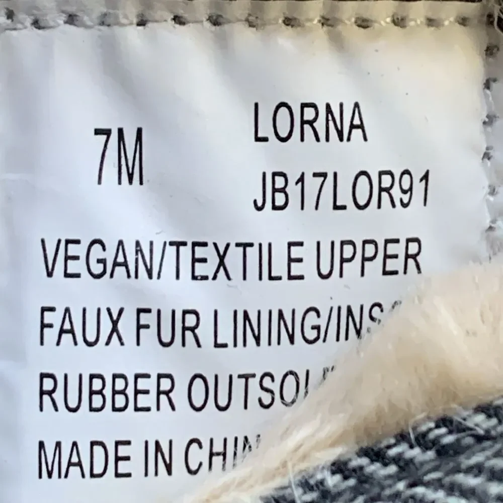Jambu Lorna Duck Insulated Winter Boots Vegan Water Resistant Women’s Size 7
